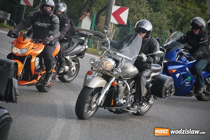 Zdjęcie w galerii na portalu naszwodzislaw.com: Ponad 200 jednośladów zjechało do Marklowic  wiadomości z regionu