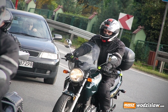 Zdjęcie w galerii na portalu naszwodzislaw.com: Ponad 200 jednośladów zjechało do Marklowic  wiadomości z regionu