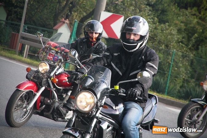 Zdjęcie w galerii na portalu naszwodzislaw.com: Ponad 200 jednośladów zjechało do Marklowic  wiadomości z regionu