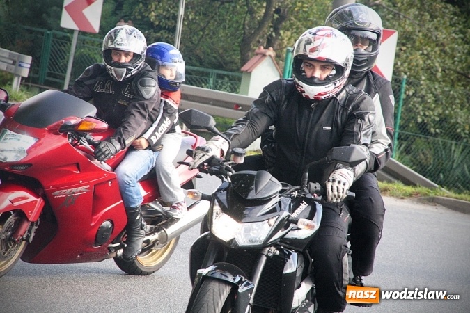 Zdjęcie w galerii na portalu naszwodzislaw.com: Ponad 200 jednośladów zjechało do Marklowic  wiadomości z regionu