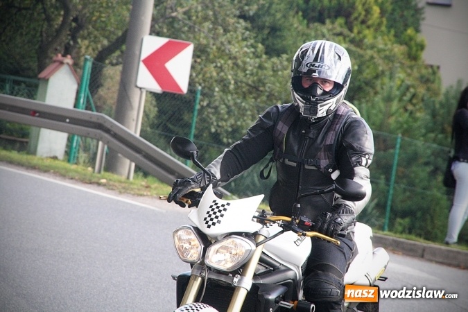 Zdjęcie w galerii na portalu naszwodzislaw.com: Ponad 200 jednośladów zjechało do Marklowic  wiadomości z regionu