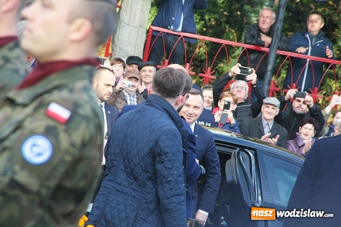 Zdjęcie w galerii na portalu naszwodzislaw.com: Prezydent Andrzej Duda odwiedził Wodzisław Śląski. FOTORELACJA  wiadomości z regionu