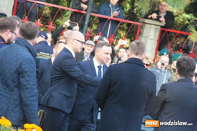 Zdjęcie w galerii na portalu naszwodzislaw.com: Prezydent Andrzej Duda odwiedził Wodzisław Śląski. FOTORELACJA  wiadomości z regionu