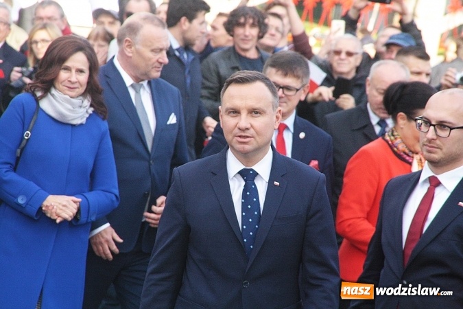 Zdjęcie w galerii na portalu naszwodzislaw.com: Prezydent Andrzej Duda odwiedził Wodzisław Śląski. FOTORELACJA  wiadomości z regionu
