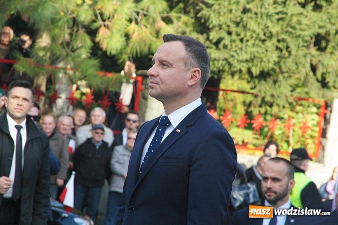 Zdjęcie w galerii na portalu naszwodzislaw.com: Prezydent Andrzej Duda odwiedził Wodzisław Śląski. FOTORELACJA  wiadomości z regionu