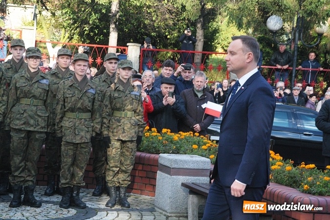Zdjęcie w galerii na portalu naszwodzislaw.com: Prezydent Andrzej Duda odwiedził Wodzisław Śląski. FOTORELACJA  wiadomości z regionu