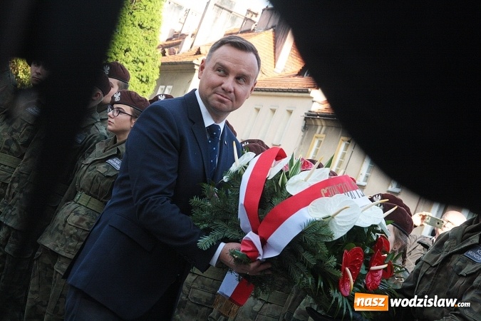 Zdjęcie w galerii na portalu naszwodzislaw.com: Prezydent Andrzej Duda odwiedził Wodzisław Śląski. FOTORELACJA  wiadomości z regionu