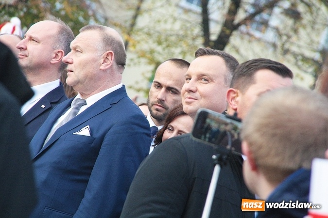 Zdjęcie w galerii na portalu naszwodzislaw.com: Prezydent Andrzej Duda odwiedził Wodzisław Śląski. FOTORELACJA  wiadomości z regionu
