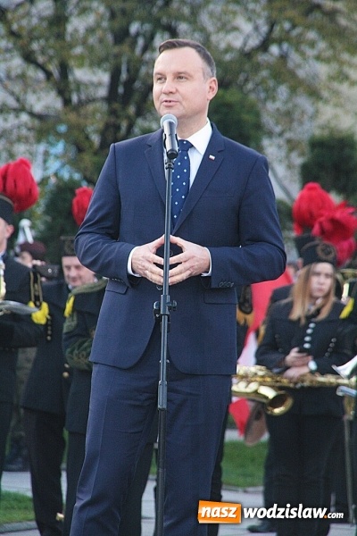 Zdjęcie w galerii na portalu naszwodzislaw.com: Prezydent Andrzej Duda odwiedził Wodzisław Śląski. FOTORELACJA  wiadomości z regionu