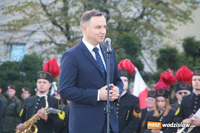 Zdjęcie w galerii na portalu naszwodzislaw.com: Prezydent Andrzej Duda odwiedził Wodzisław Śląski. FOTORELACJA  wiadomości z regionu