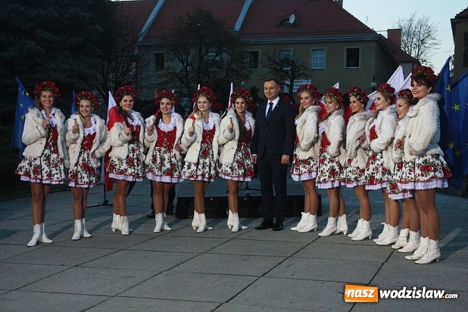 Zdjęcie w galerii na portalu naszwodzislaw.com: Prezydent Andrzej Duda odwiedził Wodzisław Śląski. FOTORELACJA  wiadomości z regionu