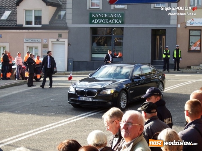 Zdjęcie w galerii na portalu naszwodzislaw.com: Wodzisławscy policjanci zabezpieczali wizytę głowy państwa  wiadomości z regionu