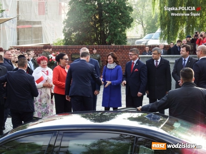 Zdjęcie w galerii na portalu naszwodzislaw.com: Wodzisławscy policjanci zabezpieczali wizytę głowy państwa  wiadomości z regionu
