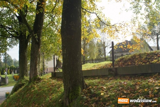 Zdjęcie w galerii na portalu naszwodzislaw.com: Uwaga! Utrudnienia przy dojściu do cmentarza od strony parku w Mszanie wiadomości z regionu