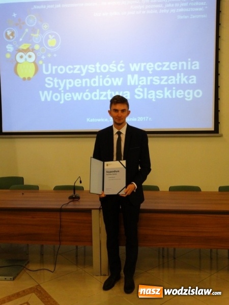 Zdjęcie w galerii na portalu naszwodzislaw.com: Uczeń ZST wyróżniony stypendium Marszałka Województwa Śląskiego  wiadomości z regionu