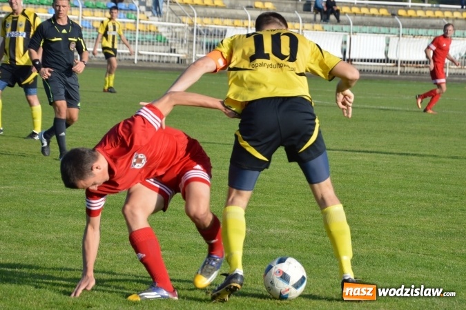 Zdjęcie w galerii na portalu naszwodzislaw.com: Podział punktów w Rydułtowach. Naprzód Rydułtowy vs. LKS Drama Zbrosławice  wiadomości z regionu