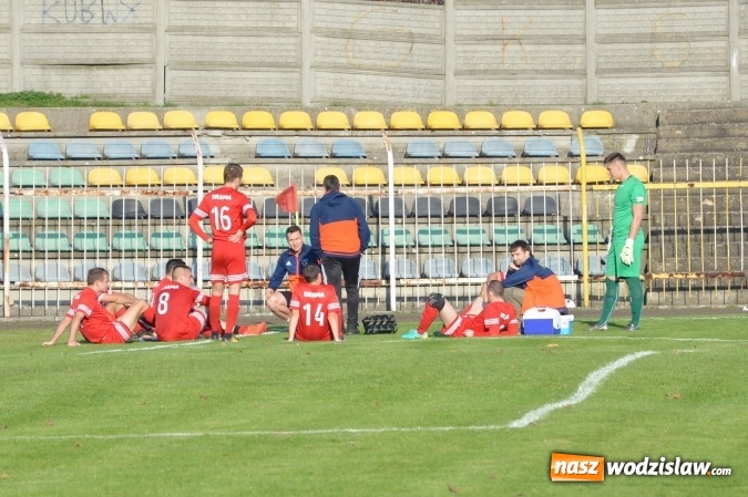 Zdjęcie w galerii na portalu naszwodzislaw.com: Podział punktów w Rydułtowach. Naprzód Rydułtowy vs. LKS Drama Zbrosławice  wiadomości z regionu