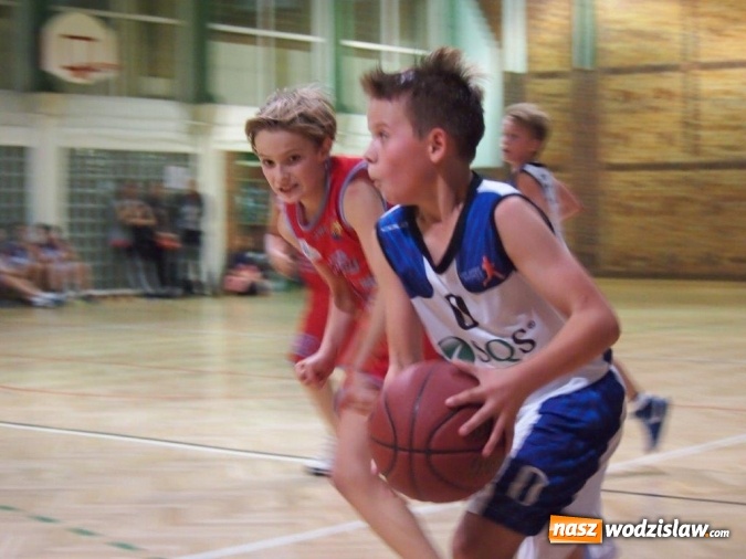 Zdjęcie w galerii na portalu naszwodzislaw.com: Ze zmiennym powodzeniem zagrali wodzisławscy koszykarze  wiadomości z regionu