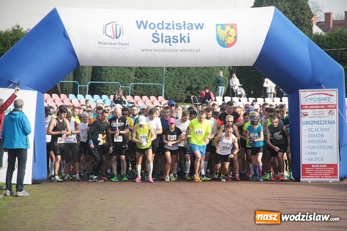 Zdjęcie w galerii na portalu naszwodzislaw.com: Około 300 zawodników na starcie Wodzisławskiego Półmaratonu. ZDJĘCIA  wiadomości z regionu