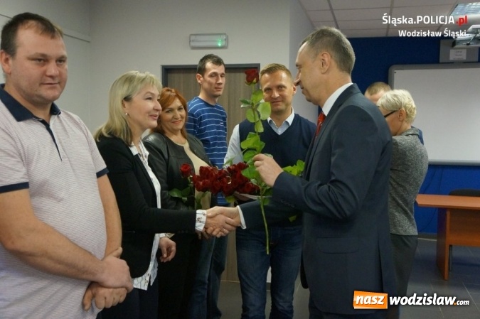 Zdjęcie w galerii na portalu naszwodzislaw.com: Święto korpusu służby cywilnej w wodzisławskiej komendzie wiadomości z regionu