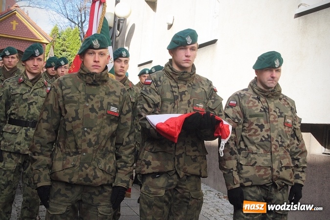 Zdjęcie w galerii na portalu naszwodzislaw.com: Narodowe Święto Niepodległości. Uroczystości w Wodzisławiu. FOTORELACJA  wiadomości z regionu