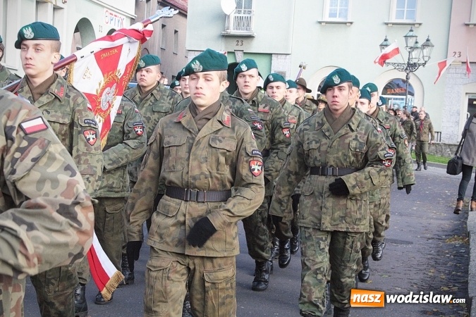 Zdjęcie w galerii na portalu naszwodzislaw.com: Narodowe Święto Niepodległości. Uroczystości w Wodzisławiu. FOTORELACJA  wiadomości z regionu
