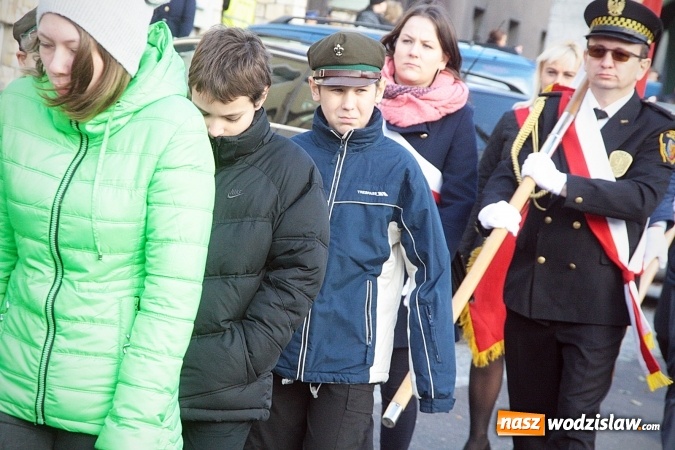 Zdjęcie w galerii na portalu naszwodzislaw.com: Narodowe Święto Niepodległości. Uroczystości w Wodzisławiu. FOTORELACJA  wiadomości z regionu