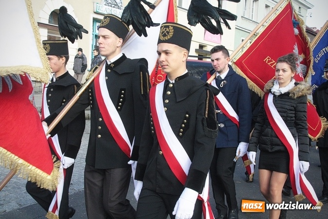 Zdjęcie w galerii na portalu naszwodzislaw.com: Narodowe Święto Niepodległości. Uroczystości w Wodzisławiu. FOTORELACJA  wiadomości z regionu