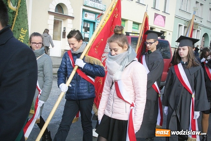 Zdjęcie w galerii na portalu naszwodzislaw.com: Narodowe Święto Niepodległości. Uroczystości w Wodzisławiu. FOTORELACJA  wiadomości z regionu