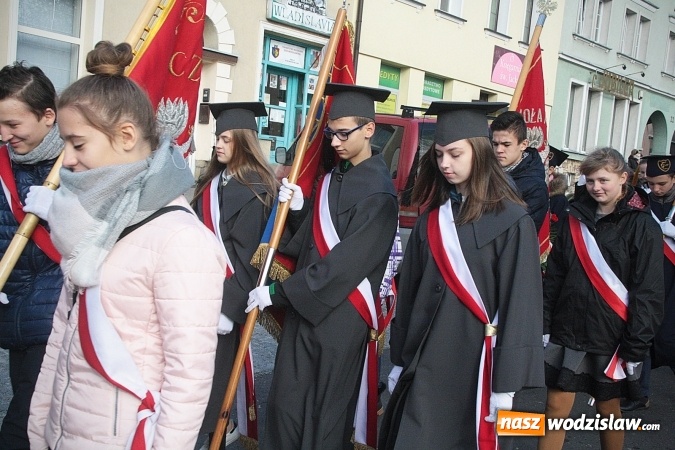 Zdjęcie w galerii na portalu naszwodzislaw.com: Narodowe Święto Niepodległości. Uroczystości w Wodzisławiu. FOTORELACJA  wiadomości z regionu