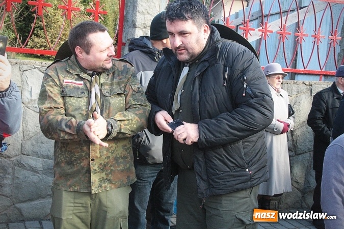 Zdjęcie w galerii na portalu naszwodzislaw.com: Narodowe Święto Niepodległości. Uroczystości w Wodzisławiu. FOTORELACJA  wiadomości z regionu