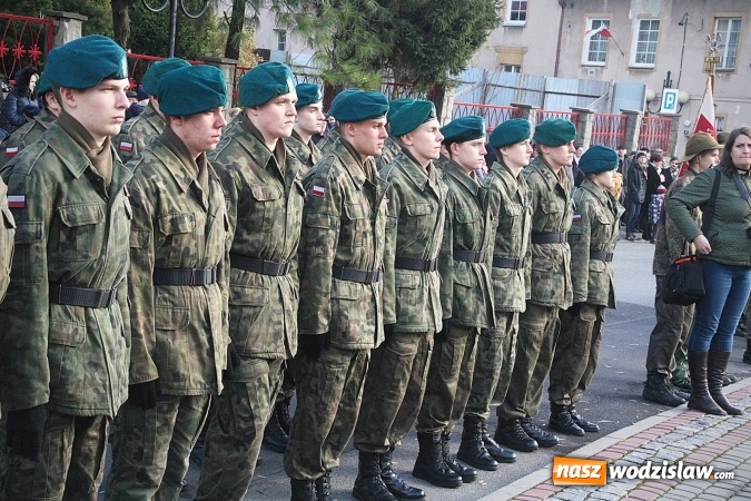 Zdjęcie w galerii na portalu naszwodzislaw.com: Narodowe Święto Niepodległości. Uroczystości w Wodzisławiu. FOTORELACJA  wiadomości z regionu
