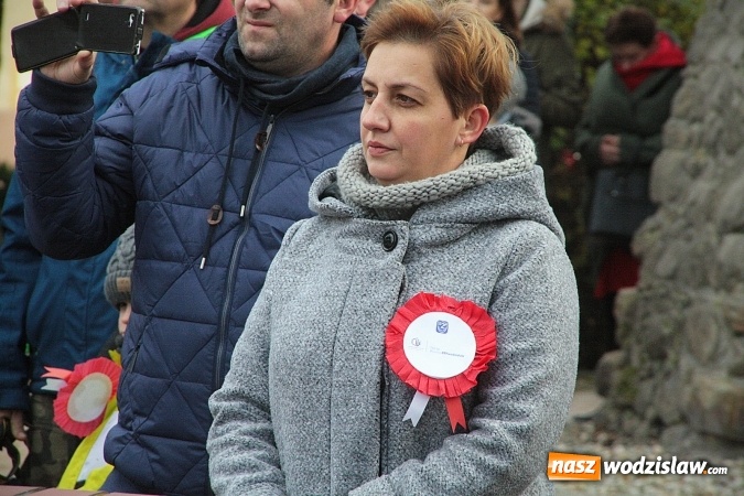 Zdjęcie w galerii na portalu naszwodzislaw.com: Narodowe Święto Niepodległości. Uroczystości w Wodzisławiu. FOTORELACJA  wiadomości z regionu