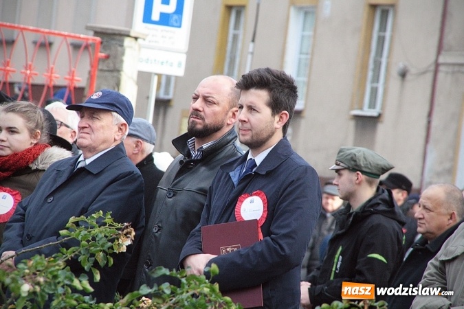 Zdjęcie w galerii na portalu naszwodzislaw.com: Narodowe Święto Niepodległości. Uroczystości w Wodzisławiu. FOTORELACJA  wiadomości z regionu
