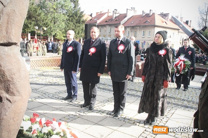 Zdjęcie w galerii na portalu naszwodzislaw.com: Narodowe Święto Niepodległości. Uroczystości w Wodzisławiu. FOTORELACJA  wiadomości z regionu