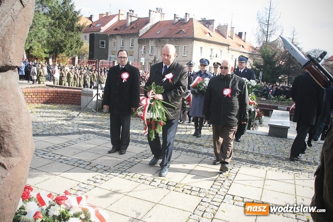 Zdjęcie w galerii na portalu naszwodzislaw.com: Narodowe Święto Niepodległości. Uroczystości w Wodzisławiu. FOTORELACJA  wiadomości z regionu