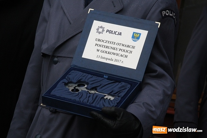 Zdjęcie w galerii na portalu naszwodzislaw.com: Mieszkańcy mogą czuć się bezpieczniej. W Gołkowicach otwarto komisariat policji  wiadomości z regionu