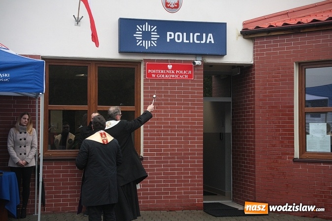 Zdjęcie w galerii na portalu naszwodzislaw.com: Mieszkańcy mogą czuć się bezpieczniej. W Gołkowicach otwarto komisariat policji  wiadomości z regionu