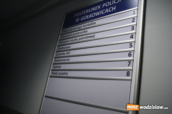 Zdjęcie w galerii na portalu naszwodzislaw.com: Mieszkańcy mogą czuć się bezpieczniej. W Gołkowicach otwarto komisariat policji  wiadomości z regionu