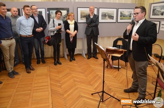 Zdjęcie w galerii na portalu naszwodzislaw.com: Miłosz Nosiadek zaprezentował swoje prace w radlińskim MOK-u  wiadomości z regionu