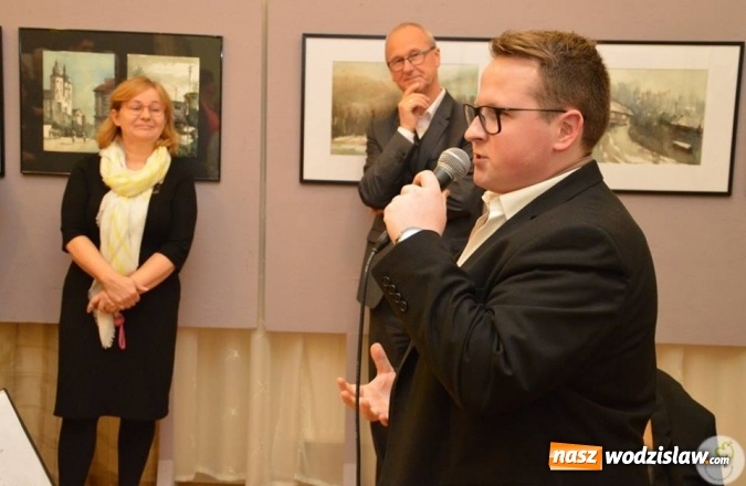 Zdjęcie w galerii na portalu naszwodzislaw.com: Miłosz Nosiadek zaprezentował swoje prace w radlińskim MOK-u  wiadomości z regionu