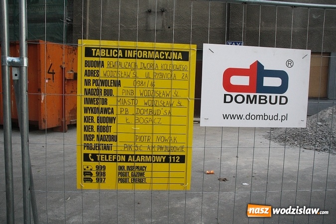 Zdjęcie w galerii na portalu naszwodzislaw.com: Wodzisław: Rewitalizacja dworca. Prace ruszyły. ZDJĘCIA  wiadomości z regionu