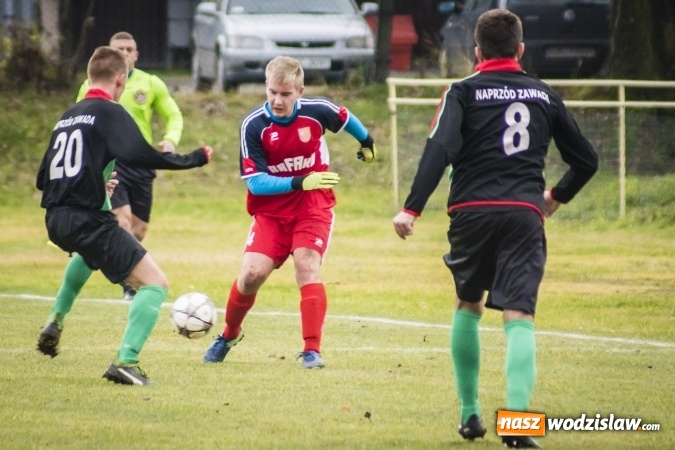 Zdjęcie w galerii na portalu naszwodzislaw.com: Porażka Naprzodu Zawada na zakończenie rundy jesiennej wiadomości z regionu
