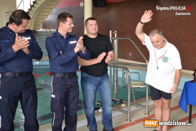 Zdjęcie w galerii na portalu naszwodzislaw.com: Wojewódzkie Mistrzostwa Policji w Pływaniu. Reprezentantka z Wodzisławia na podium  wiadomości z regionu