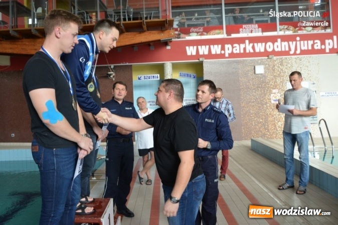 Zdjęcie w galerii na portalu naszwodzislaw.com: Wojewódzkie Mistrzostwa Policji w Pływaniu. Reprezentantka z Wodzisławia na podium  wiadomości z regionu