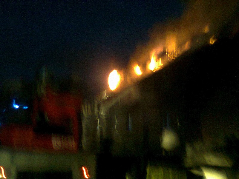 Zdjęcie w galerii na portalu naszwodzislaw.com: Groźny pożar w Radlinie wiadomości z regionu