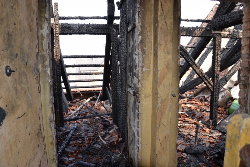 Zdjęcie w galerii na portalu naszwodzislaw.com: Dzień po pożarze wiadomości z regionu