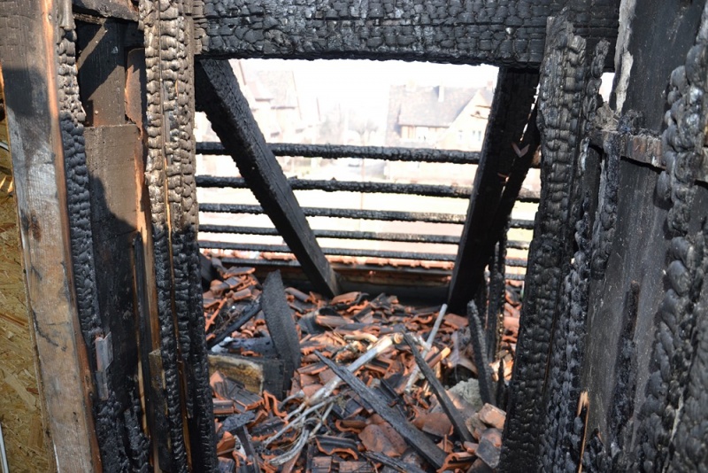 Zdjęcie w galerii na portalu naszwodzislaw.com: Dzień po pożarze wiadomości z regionu