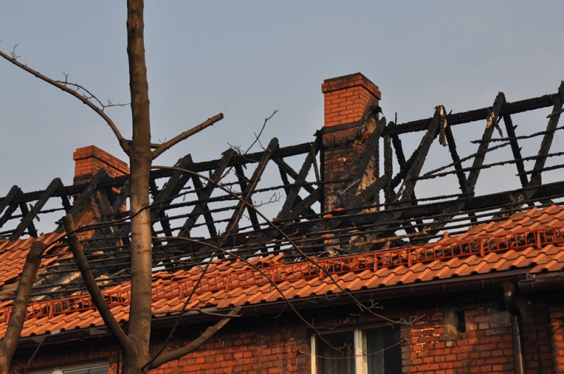 Zdjęcie w galerii na portalu naszwodzislaw.com: Dzień po pożarze wiadomości z regionu