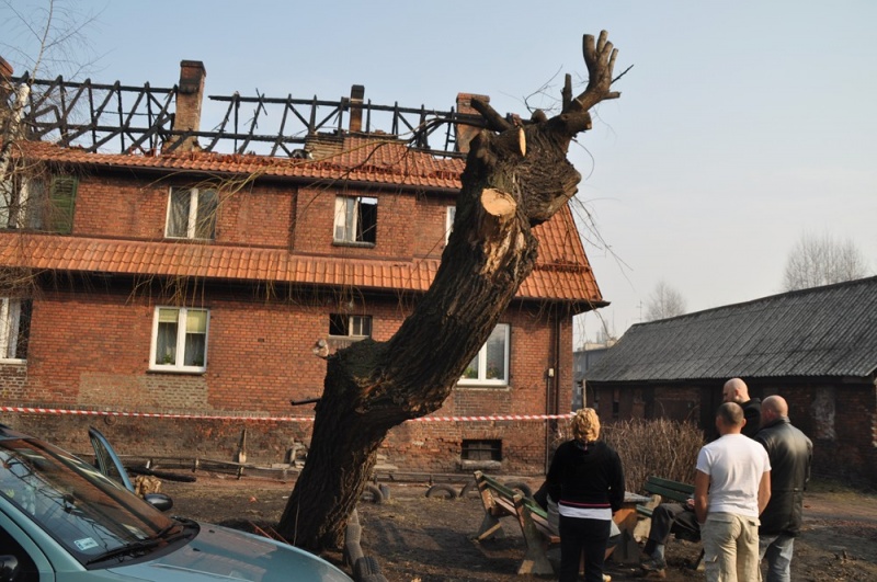 Zdjęcie w galerii na portalu naszwodzislaw.com: Dzień po pożarze wiadomości z regionu